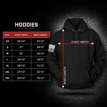 Pro-Gun Hoodies for Men, Decorated in the USA